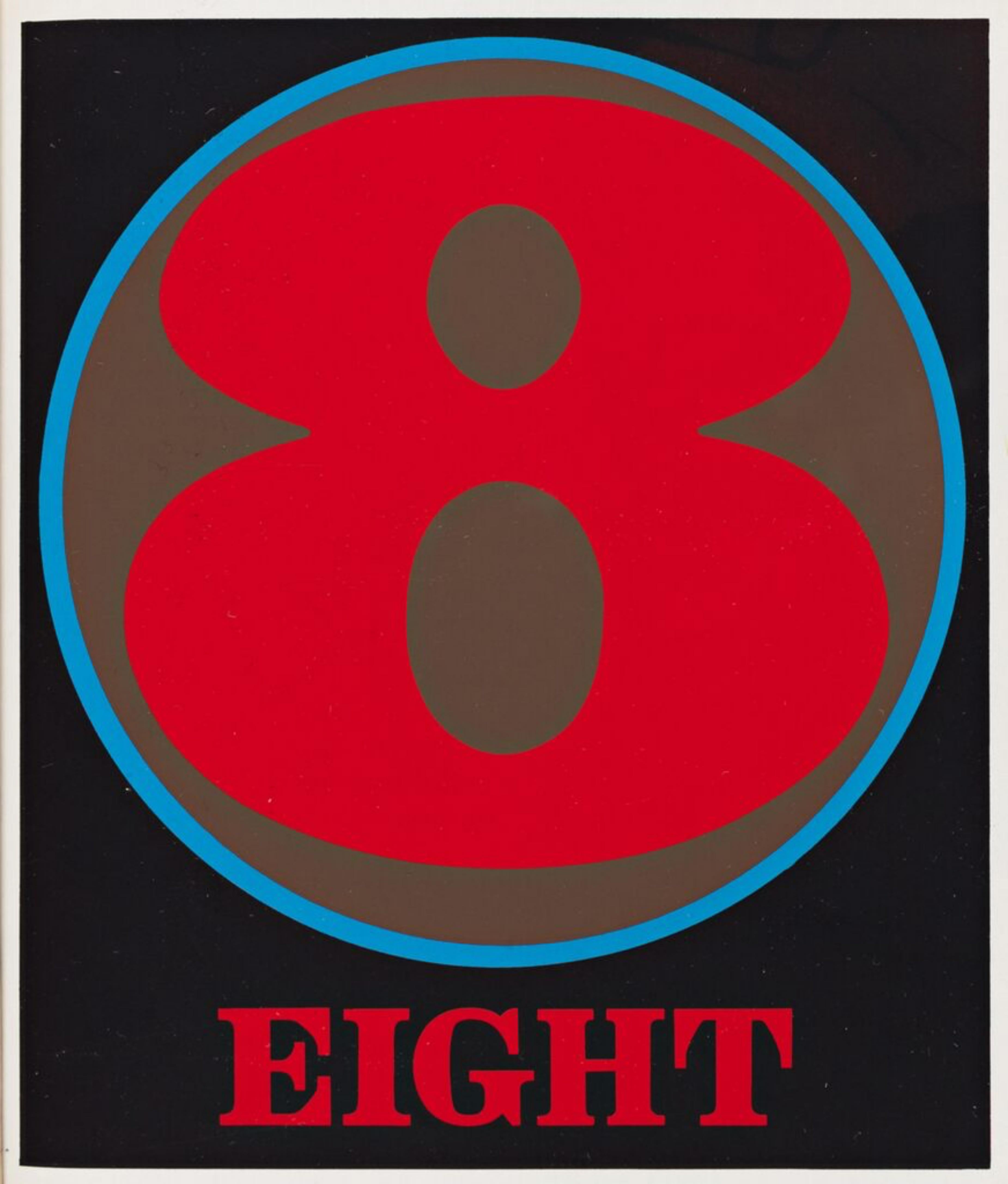 Robert Indiana
Numeri: Portfolio completo di 10 serigrafie a colori (Sheehan 46-55) rilegato in custodia di stoffa (firmato a mano, iscritto e datato da Robert Indiana sulla prima pagina di copertina), 1968
Suite in edizione limitata di dieci (10)