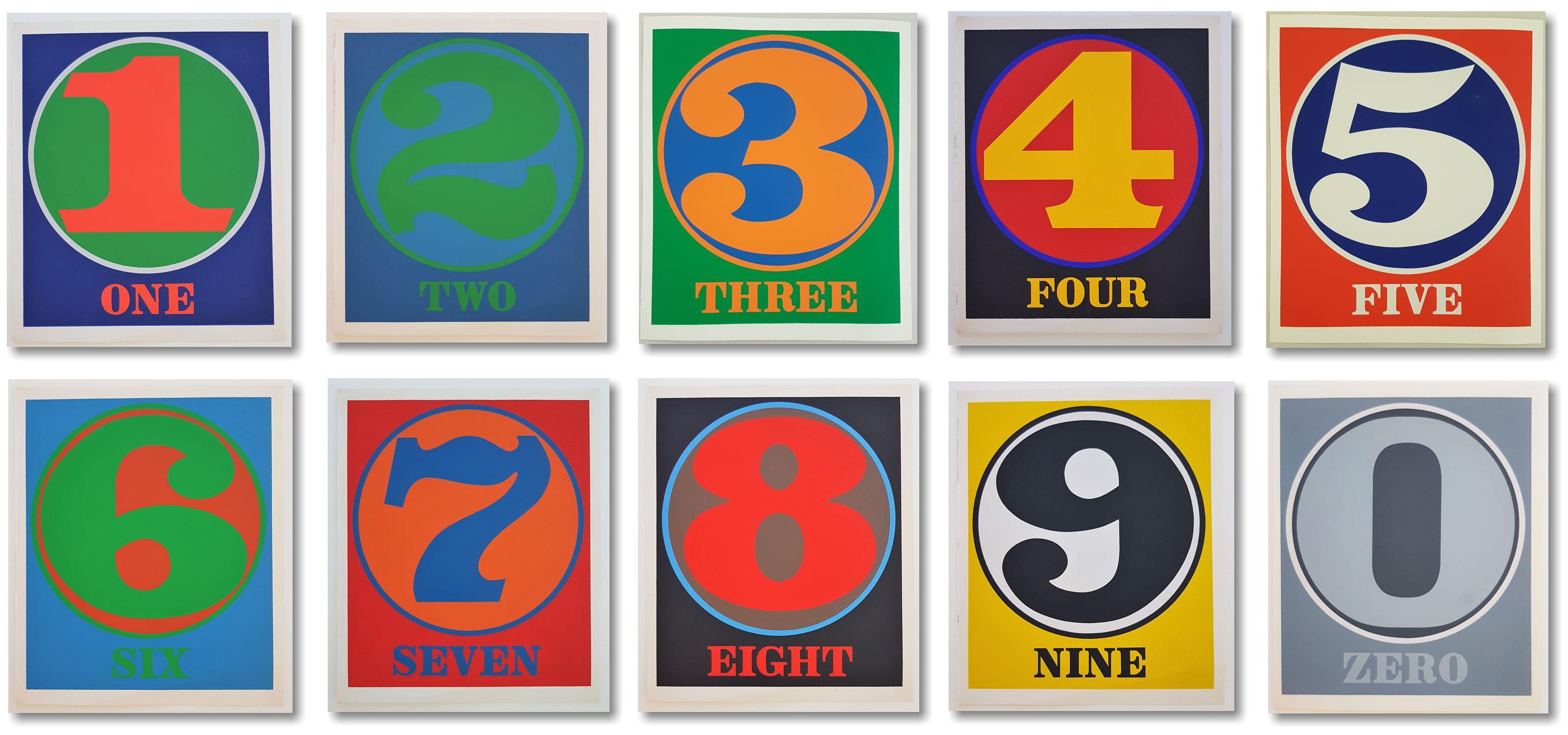 NUMBERS Suite - Full Set (Pop Art, Modern, Neo-Dada, LOVE) - Print by Robert Indiana