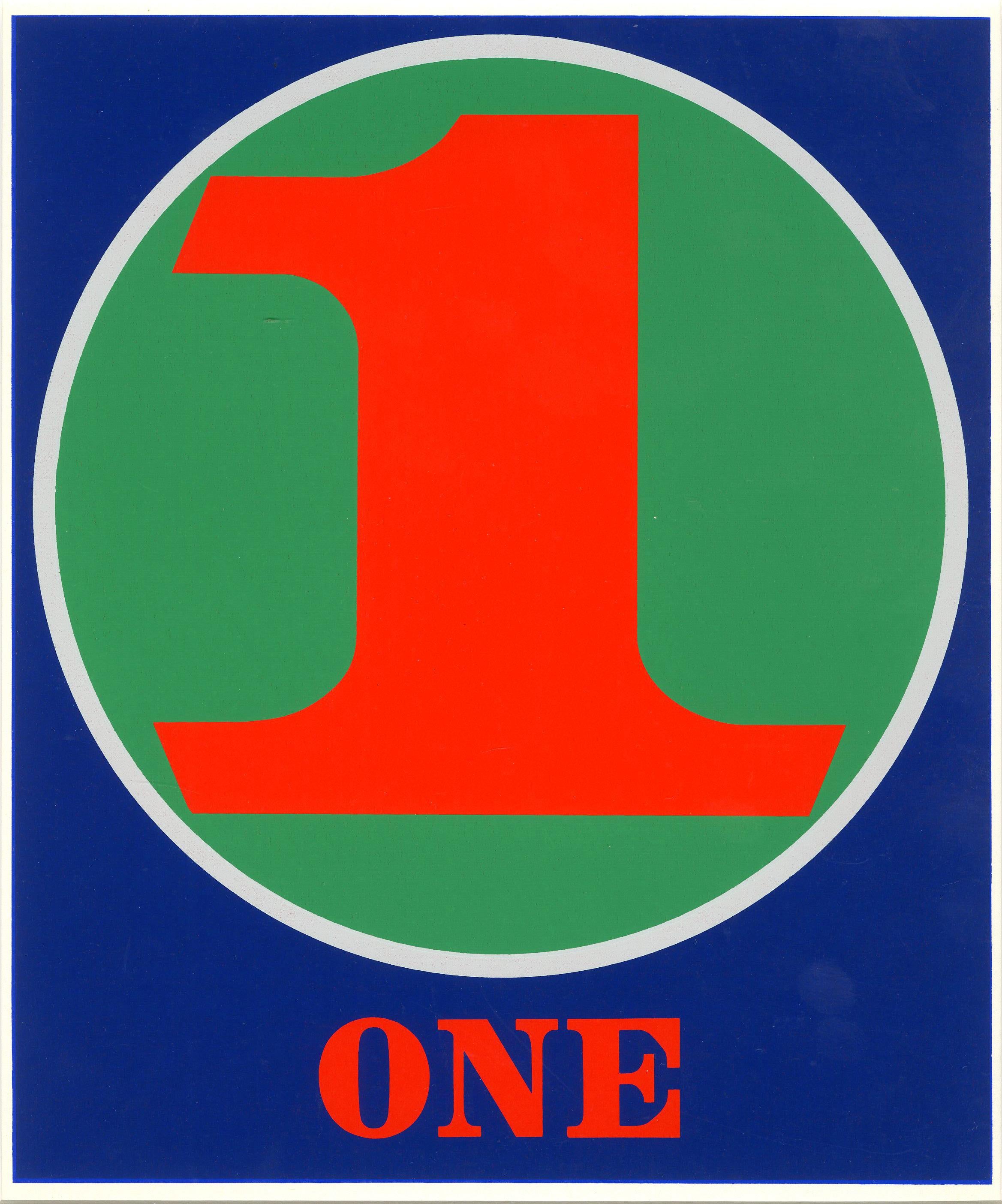 Robert Indiana Abstract Print - One