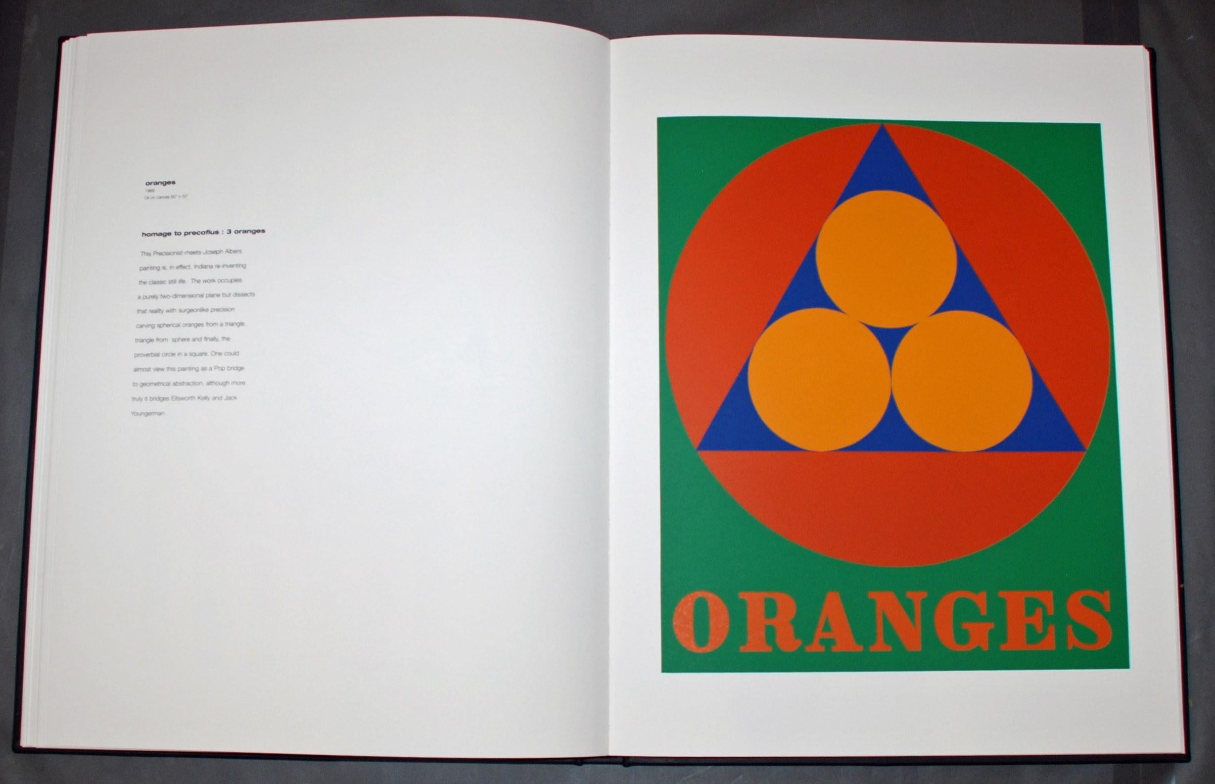 Oranges, from The American Dream - Abstract Print by Robert Indiana