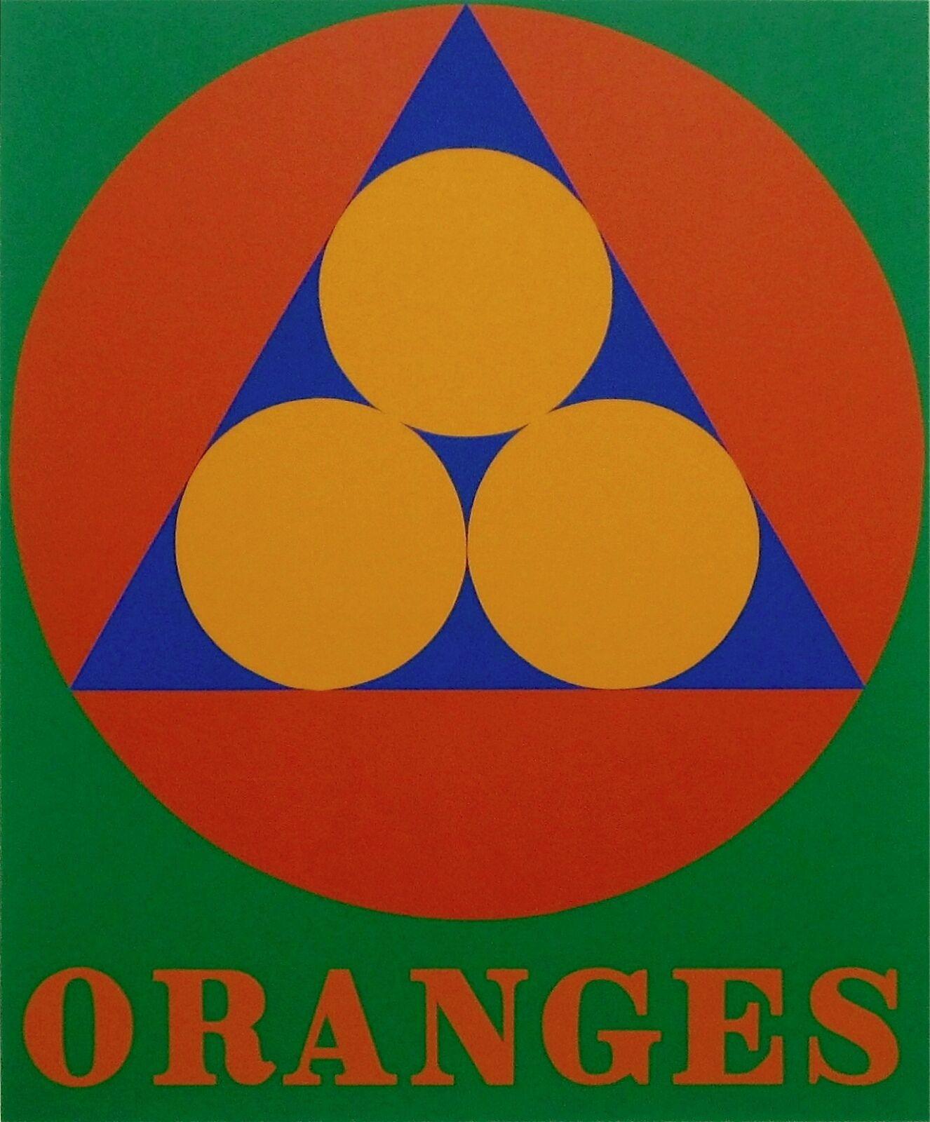 Oranges, Robert Indiana