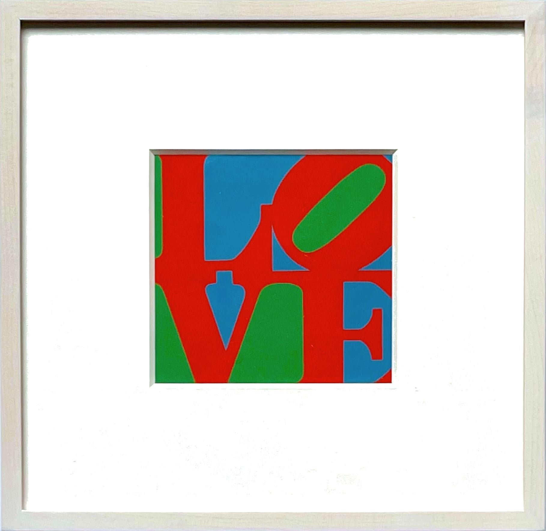 Original Museum of Modern Art LOVE card - Print by Robert Indiana