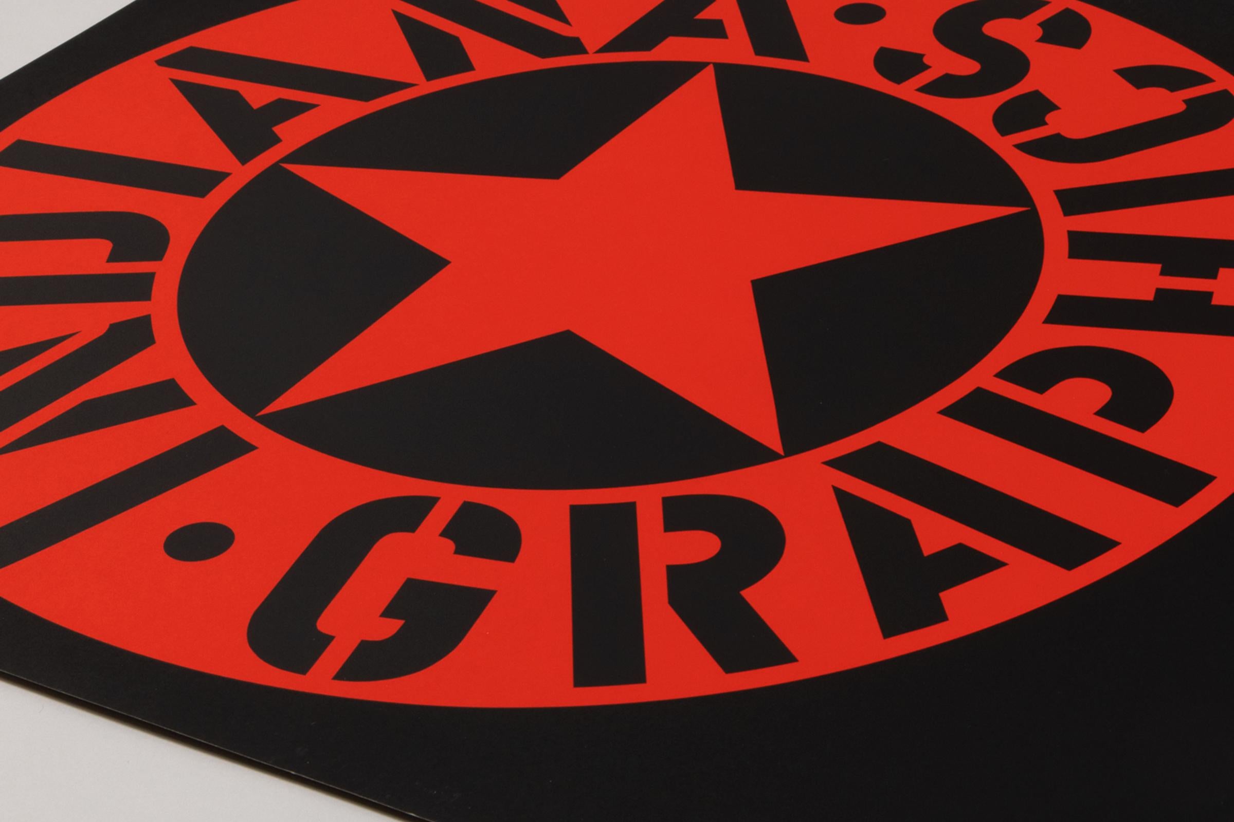 Original Robert Indiana Exhibition Poster: Indiana Graphics, 1971, Rare For Sale 5