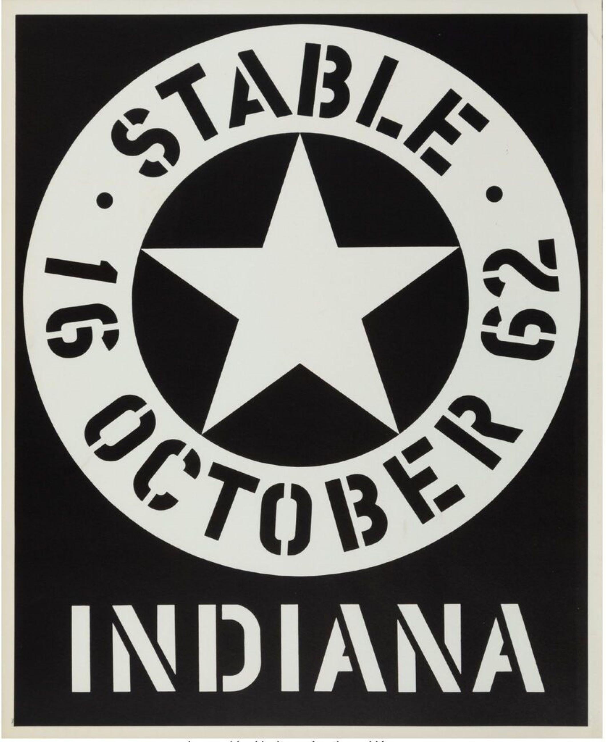 Raro cartel de exposición de la Galería Stable de los años 60 (firmado a mano con un garabato de amor)
