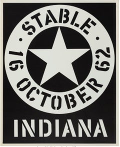 Rare 1960s Stable Gallery exhibition poster (hand signed with a love doodle)