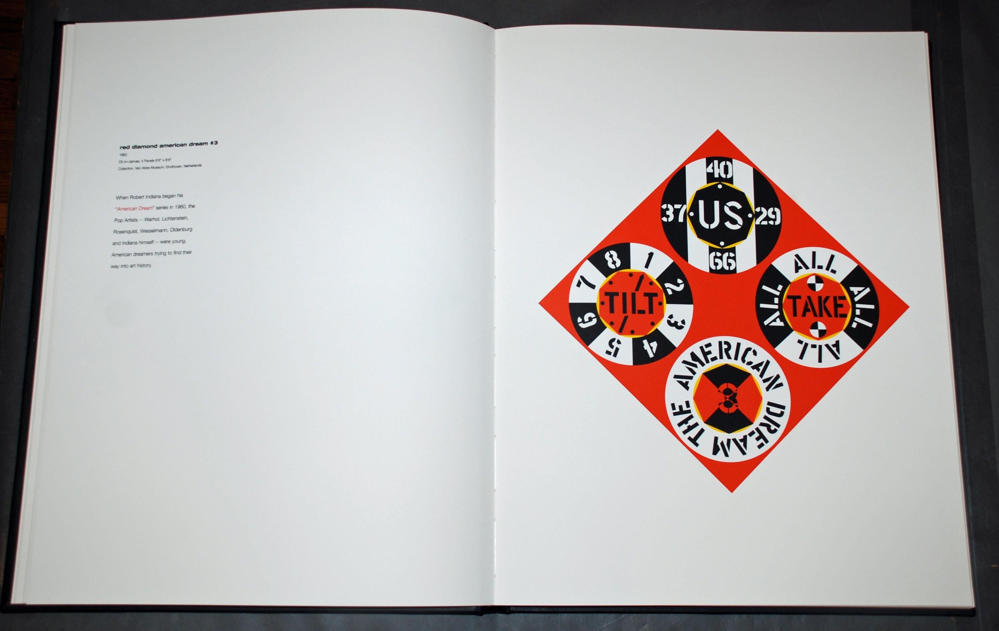 Red Diamond American Dream #3 - Print Astratto di Robert Indiana