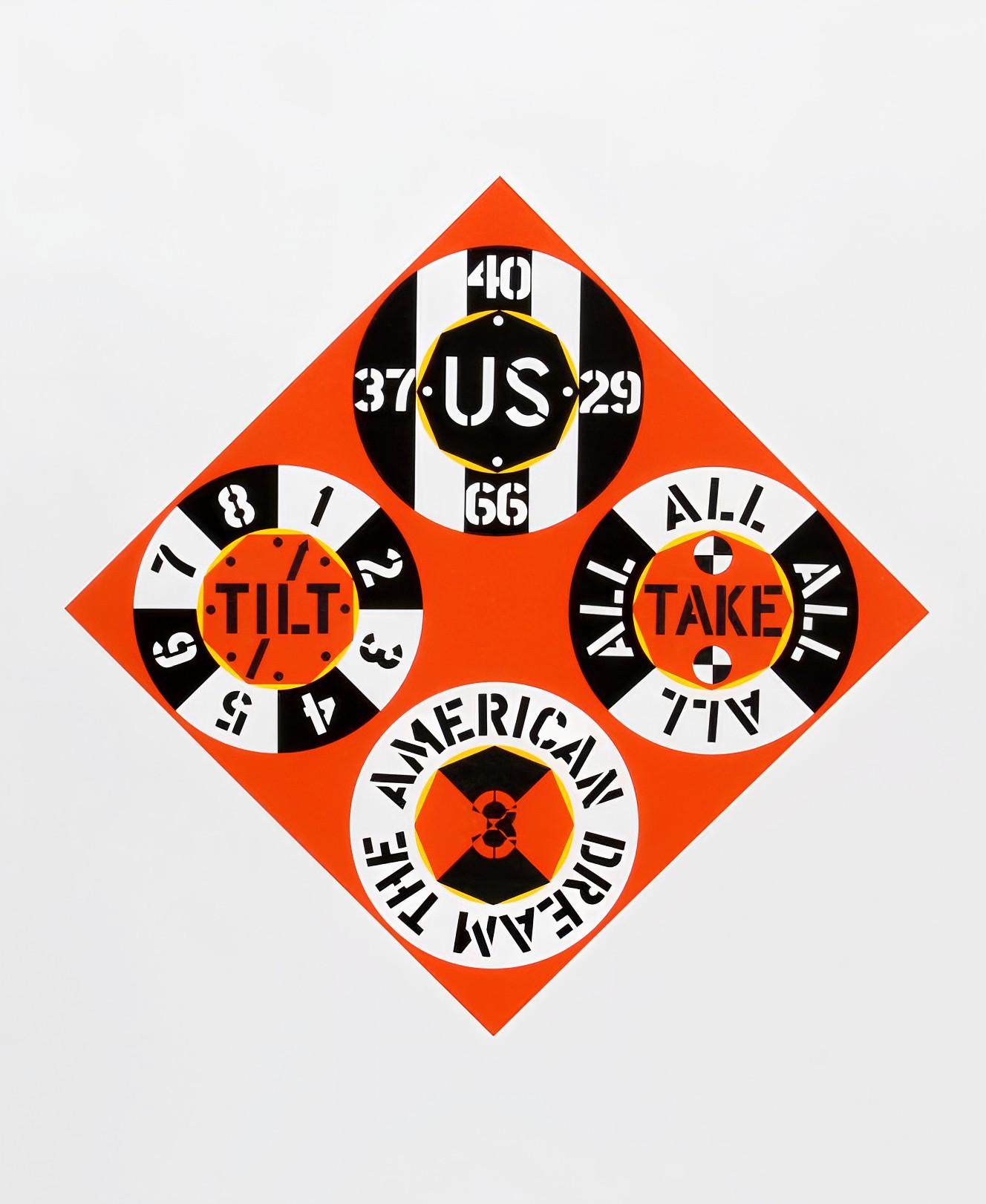 Red Diamond from the American Dream Portfolio - Print by Robert Indiana