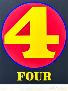 Robert Indiana (1928-2018) - Vier, von Zahlen - Siebdruck in Farben  -  1968