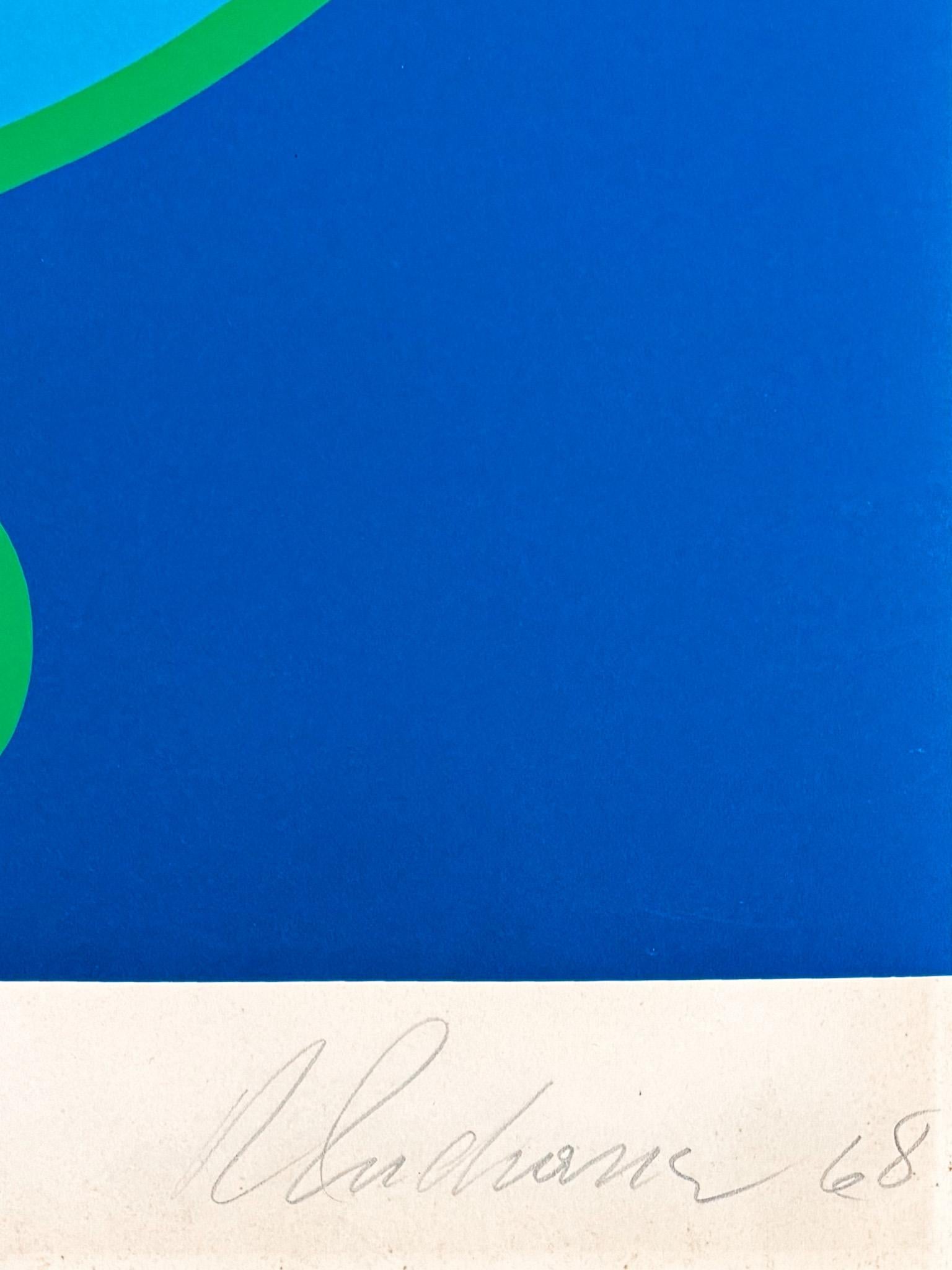 Robert Indiana (1928-2018) - Two, from numbers - Sérigraphie en couleurs - 1968 en vente 3