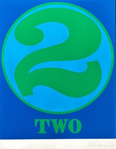 Robert Indiana (1928-2018) - Two, from numbers - Sérigraphie en couleurs - 1968