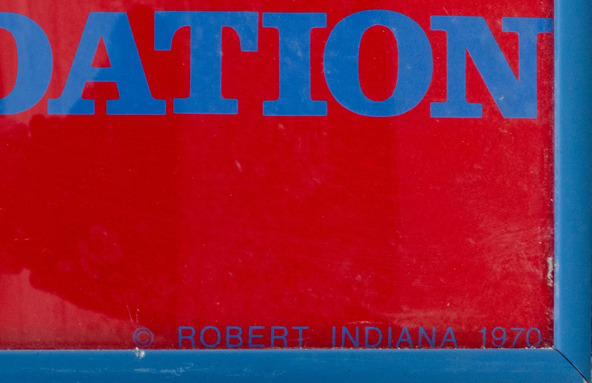 Robert Indiana 4 Americans in Paris Affiche d'exposition au MoMa en vente 3