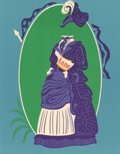 Anne Lithograph Print on Arches, Unsigned, 1977, Robert Indiana