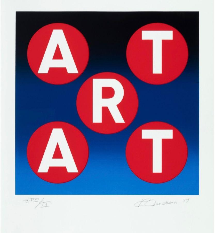 Robert Indiana "ART - 2013" Screenprint, AP 2/7 - Artist estate