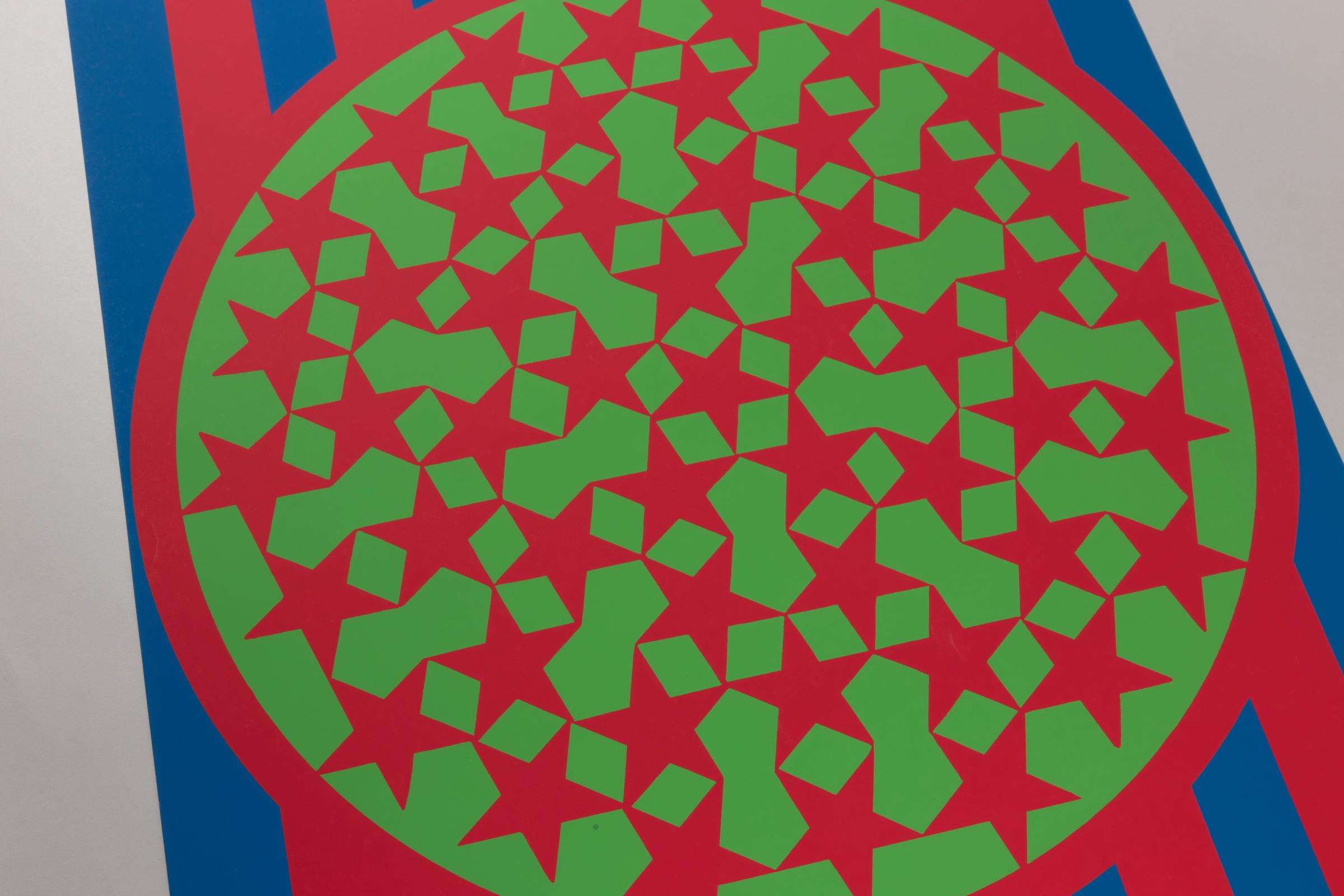 Robert Indiana, Banner - Original Silkscreen from 1967, Pop Art For Sale 3