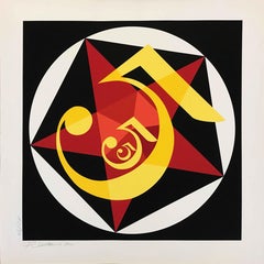 Robert Indiana "Demuth 5"; 2001; Silkscreen; 36 x 36 inches; Edition of 50