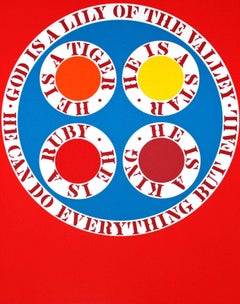 Robert Indiana God is Lily of the Valley