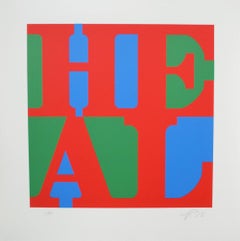 ROBERT INDIANA, SANAR - 2015, FIRMADO Y NUMERADO - ED. 20, PANTALLA DE SEDA