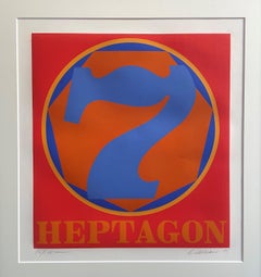 Vintage Robert Indiana Heptagon (from Polygons portfolio)