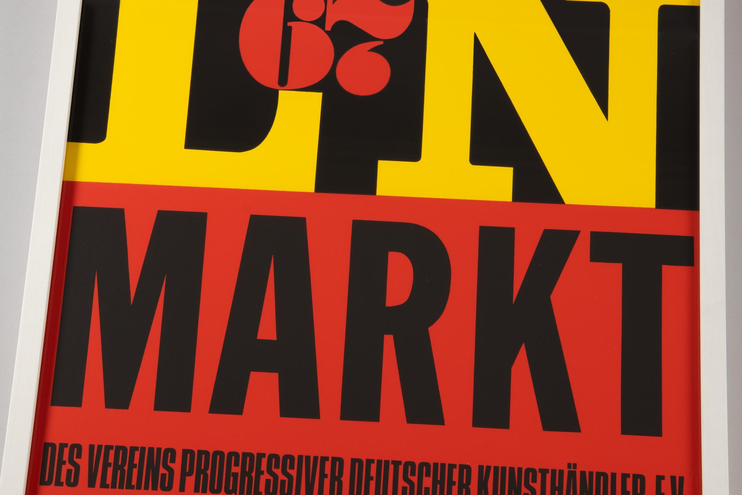 Robert Indiana, Cartel de la exposición Kunst Markt Köln - Pop Art, Serigrafía, 1967 en venta 4