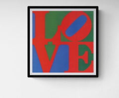 Robert Indiana 'Love' Pop Art France Offset Lithograph Framed