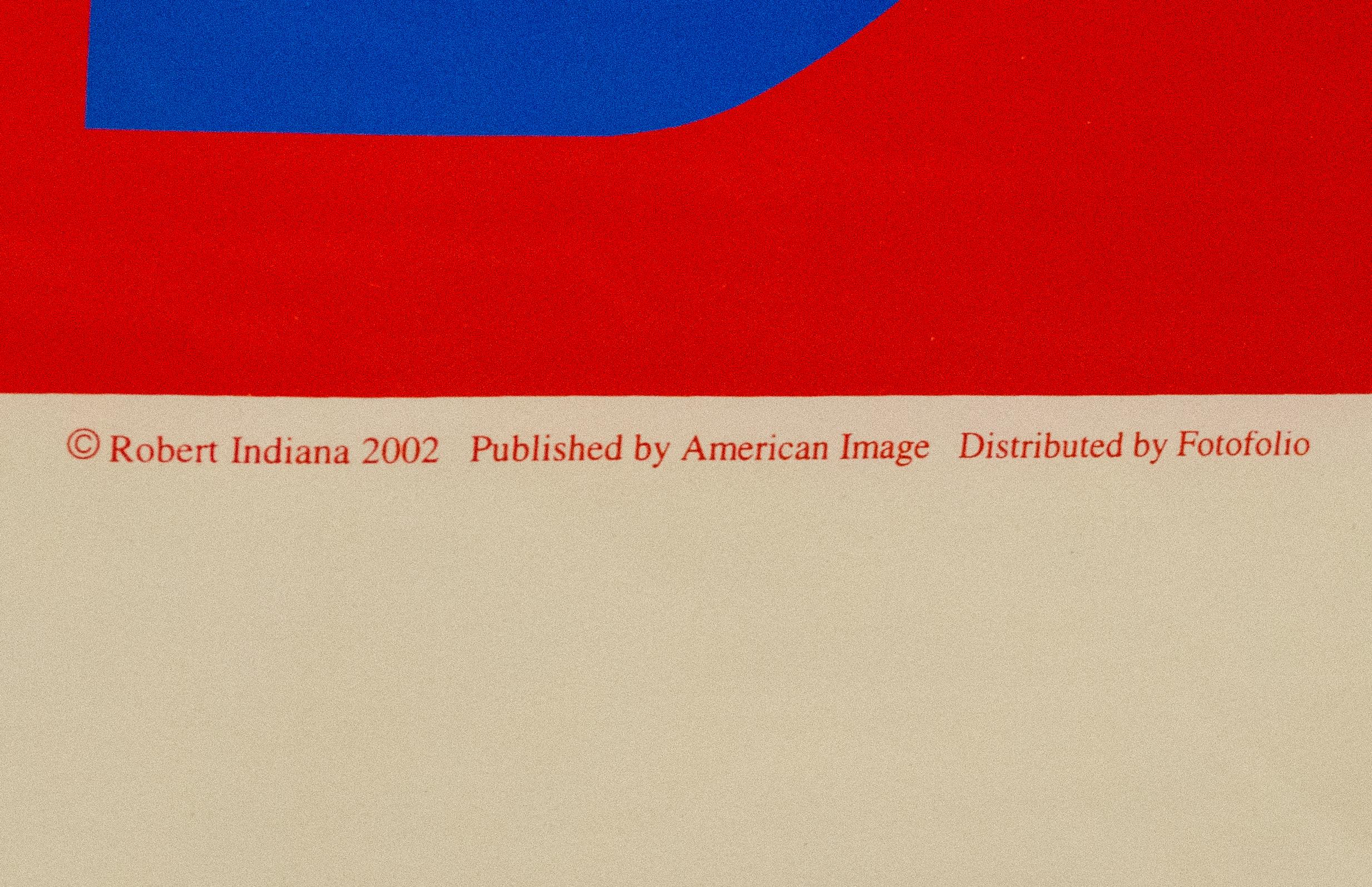 Robert Indiana Stampa d'amore, Pubblicato da American Image 1