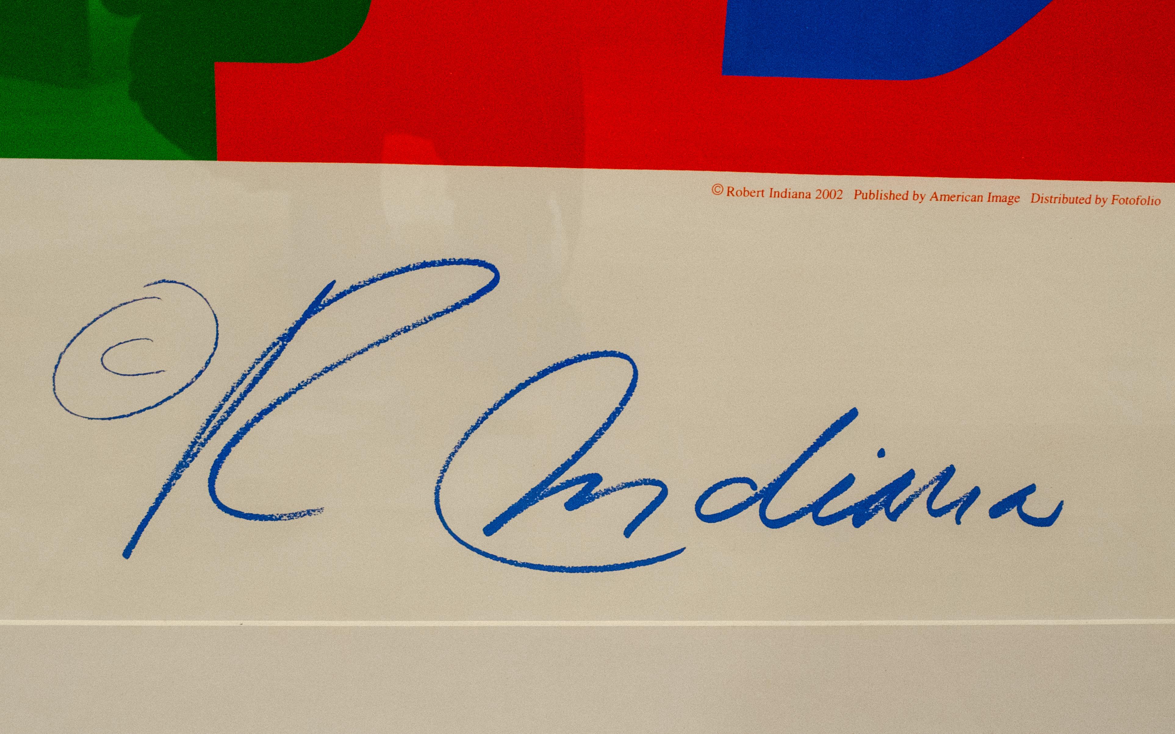 Robert Indiana Stampa d'amore, Pubblicato da American Image 2