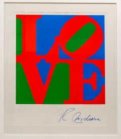 Robert Indiana LOVE Print, Published by American Image