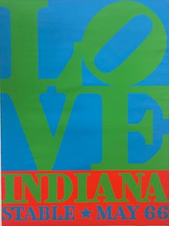 Robert Indiana - Original 1966 Stable Gallery LOVE poster, silkscreen on paper