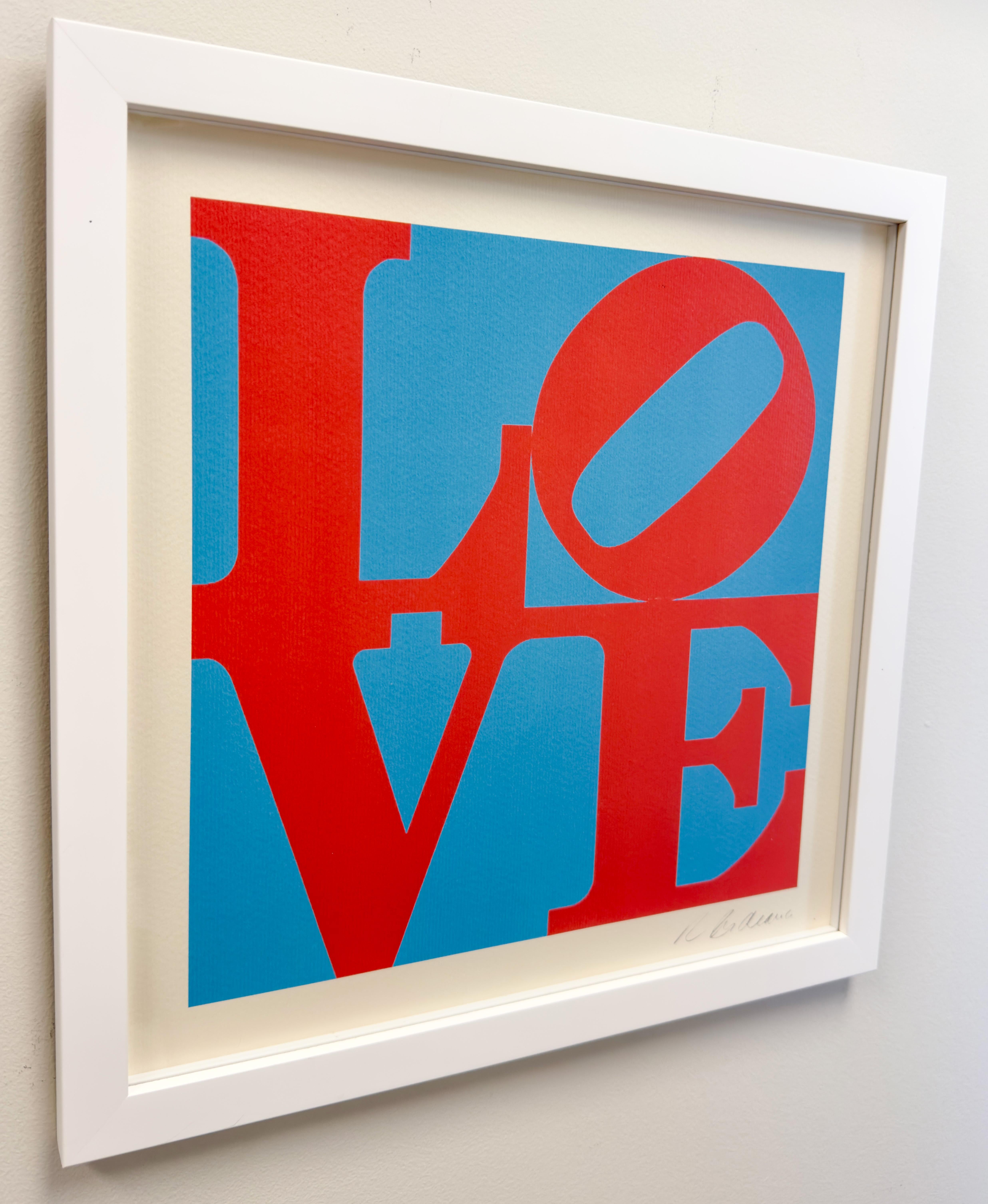 Robert Indiana Philadelphia Love Pop Art Limited Edition Lithograph, Signed  2
