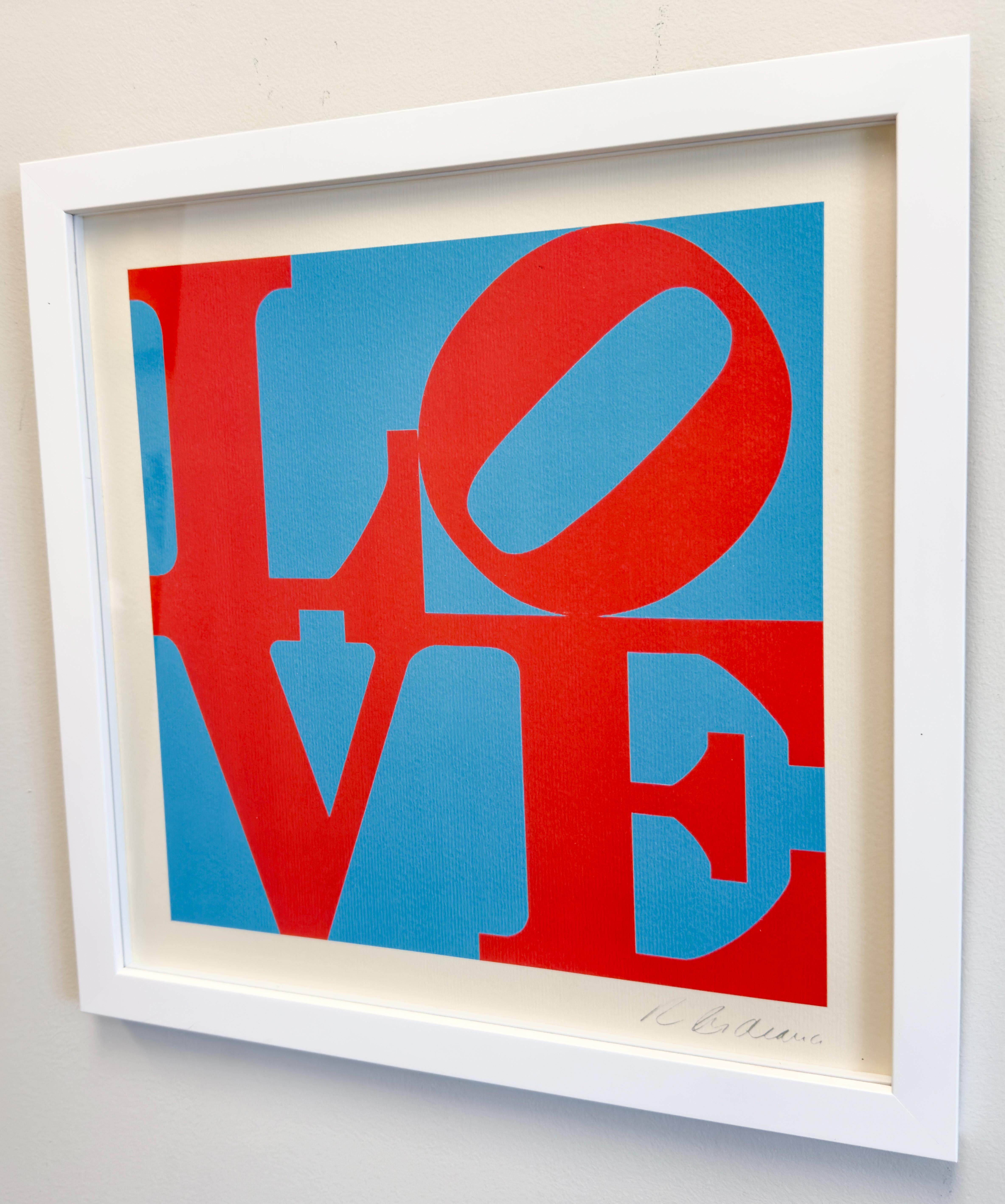 Robert Indiana Philadelphia Love Pop Art Limited Edition Lithograph, Signed  3