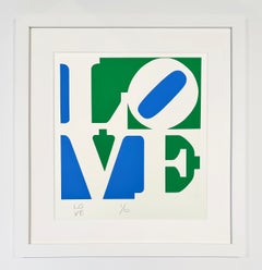 Robert Indiana Serigrafia, 1996, incorniciata, The Book of Love 8