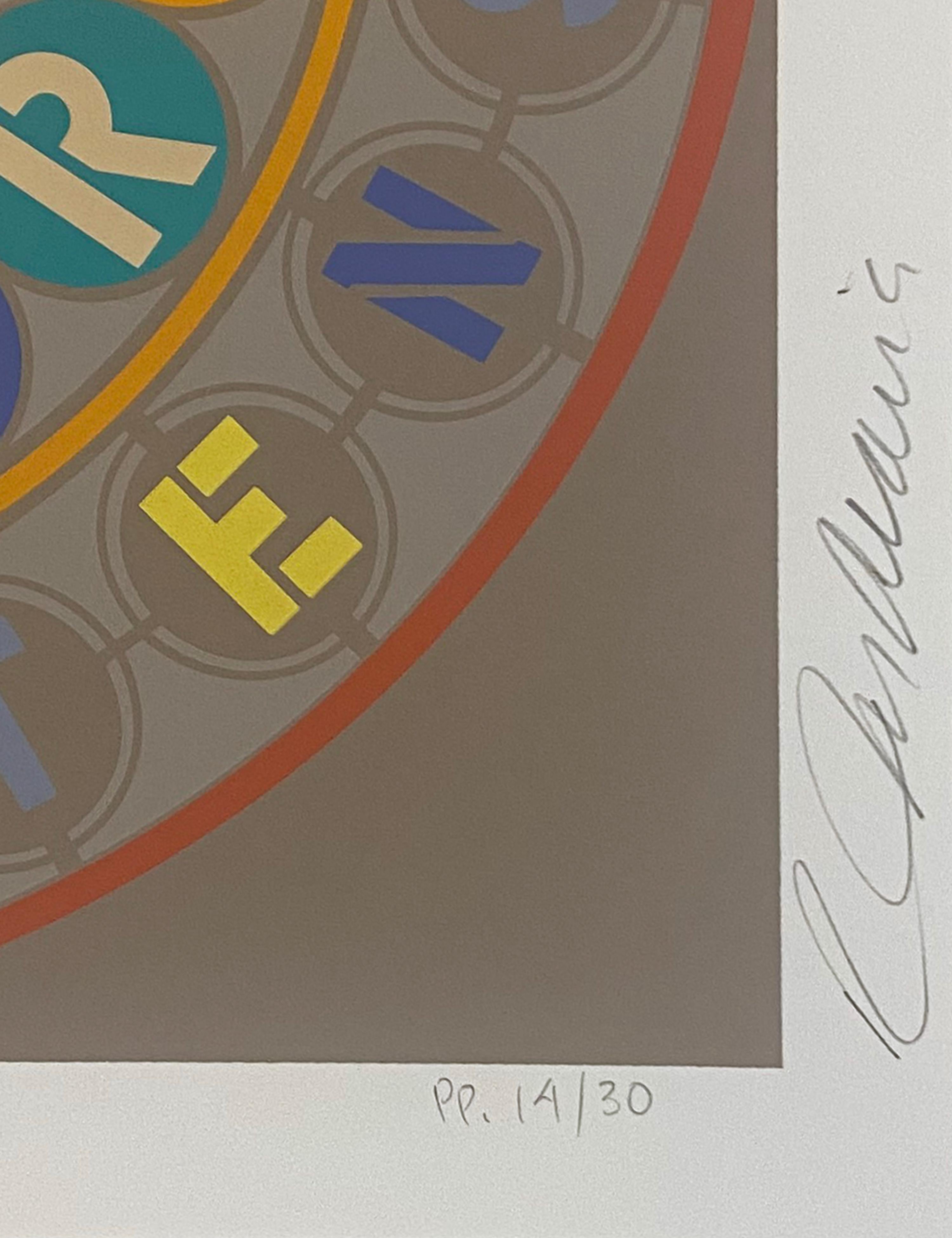 Robert Indiana, 6er-Set signierte Serigrafien aus dem Portfolio von American Dream 10