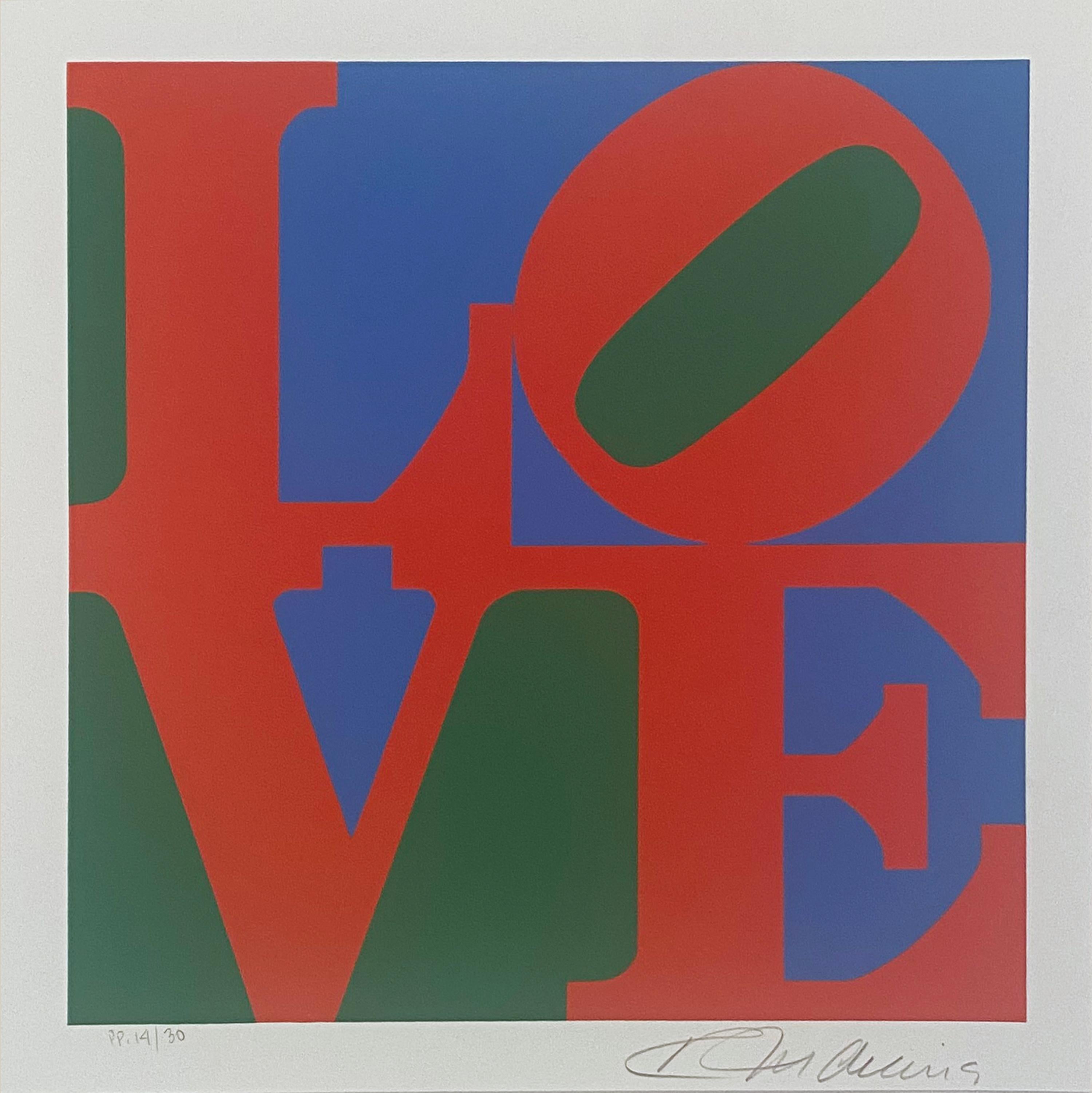 Robert Indiana Set of 6 Signed Serigraphs from The American Dream Portfolio 3