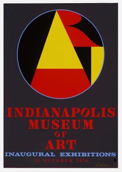 Robert Indiana Signed 1970 Indianapolis Museum of Art