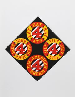 Robert Indiana, « The Beware Danger », sérigraphie de Robert Indiana