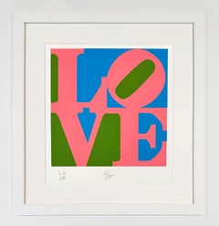 Robert Indiana The Book of Love 11 Screenprint, 1996, Framed