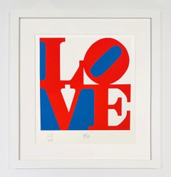 Robert Indiana, The Book of Love 5 Screenprint, Pop Art, Framed, 1996