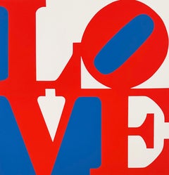 Robert Indiana, The Book of Love 5 Screenprint, Pop Art, Framed, 1996