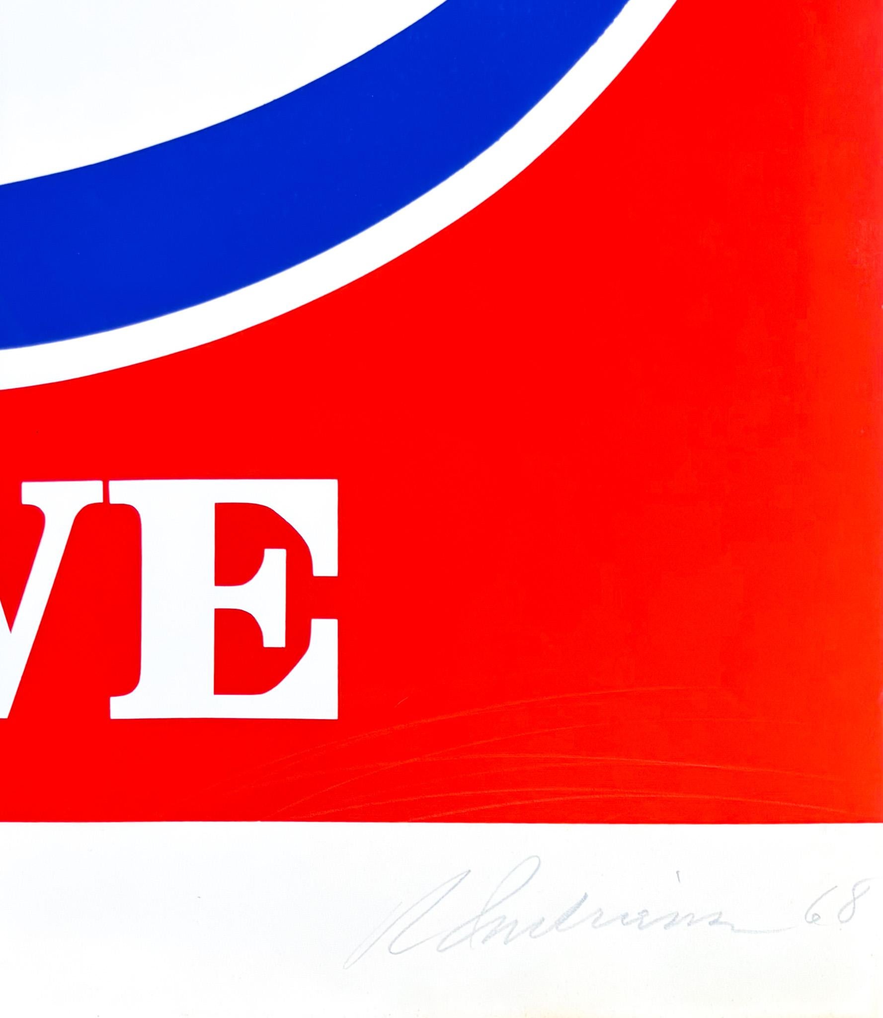 Robert Indiana(1928-2018) - Five, from numbers - Sérigraphie en couleurs - 1968 en vente 3