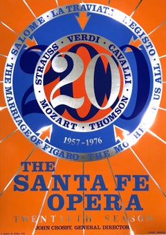 Retro "Santa Fe Opera" serigraph