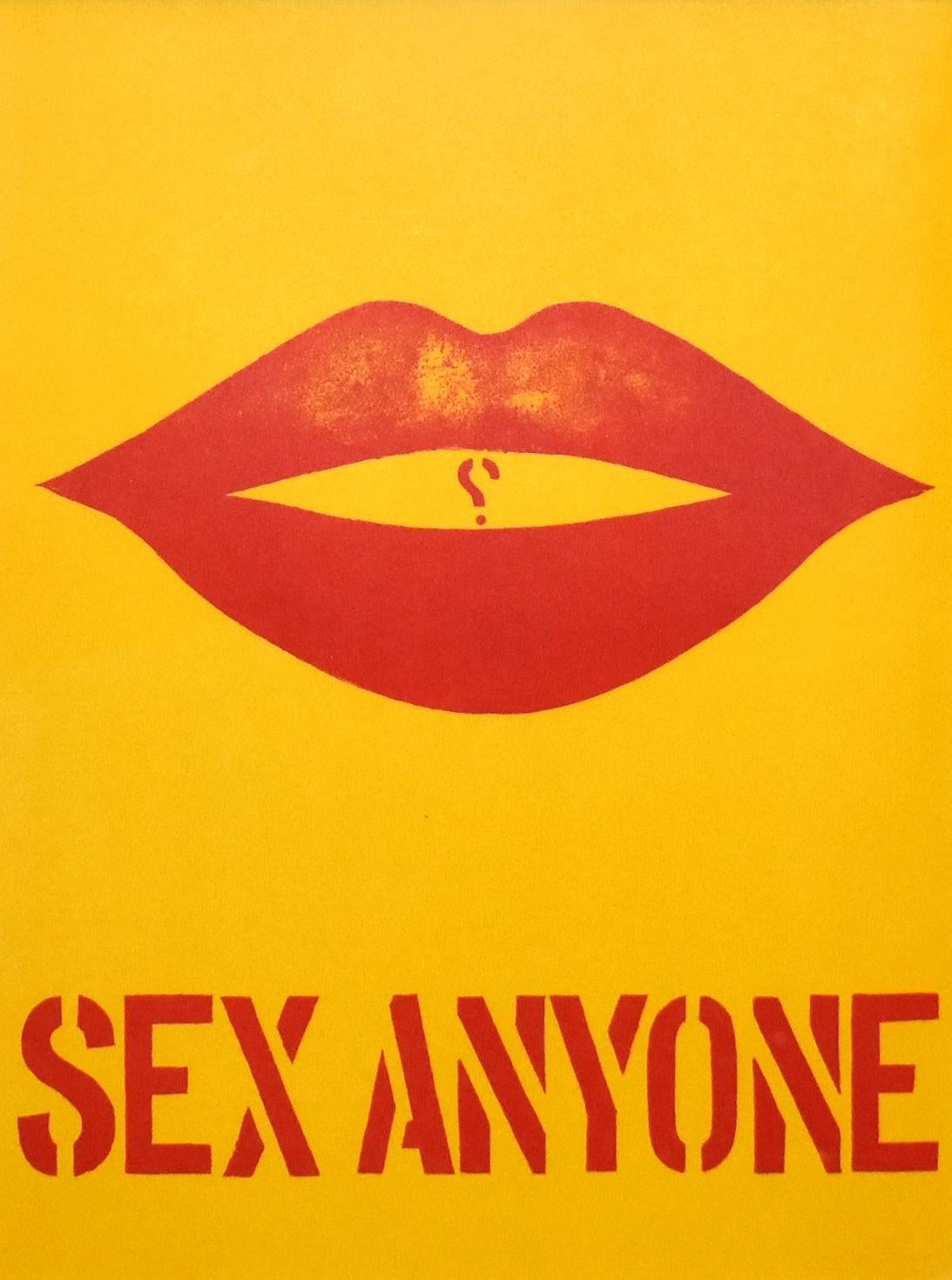 Abstract Print de Robert Indiana - Sexo Cualquiera, de 1¢ Life