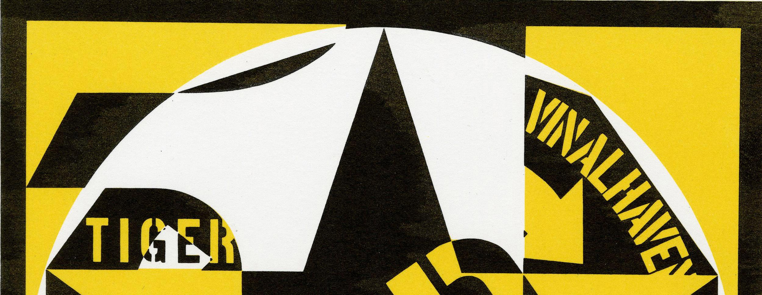 Autoritratto di The Row - Abstract Print Nero di Robert Indiana