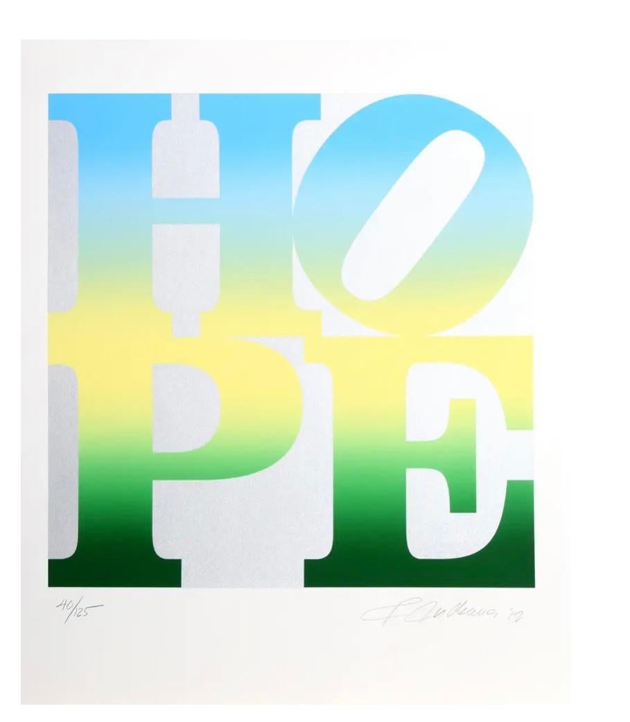 Robert Indiana Abstract Print – Sommer, aus den vier Jahreszeiten der Hoffnung