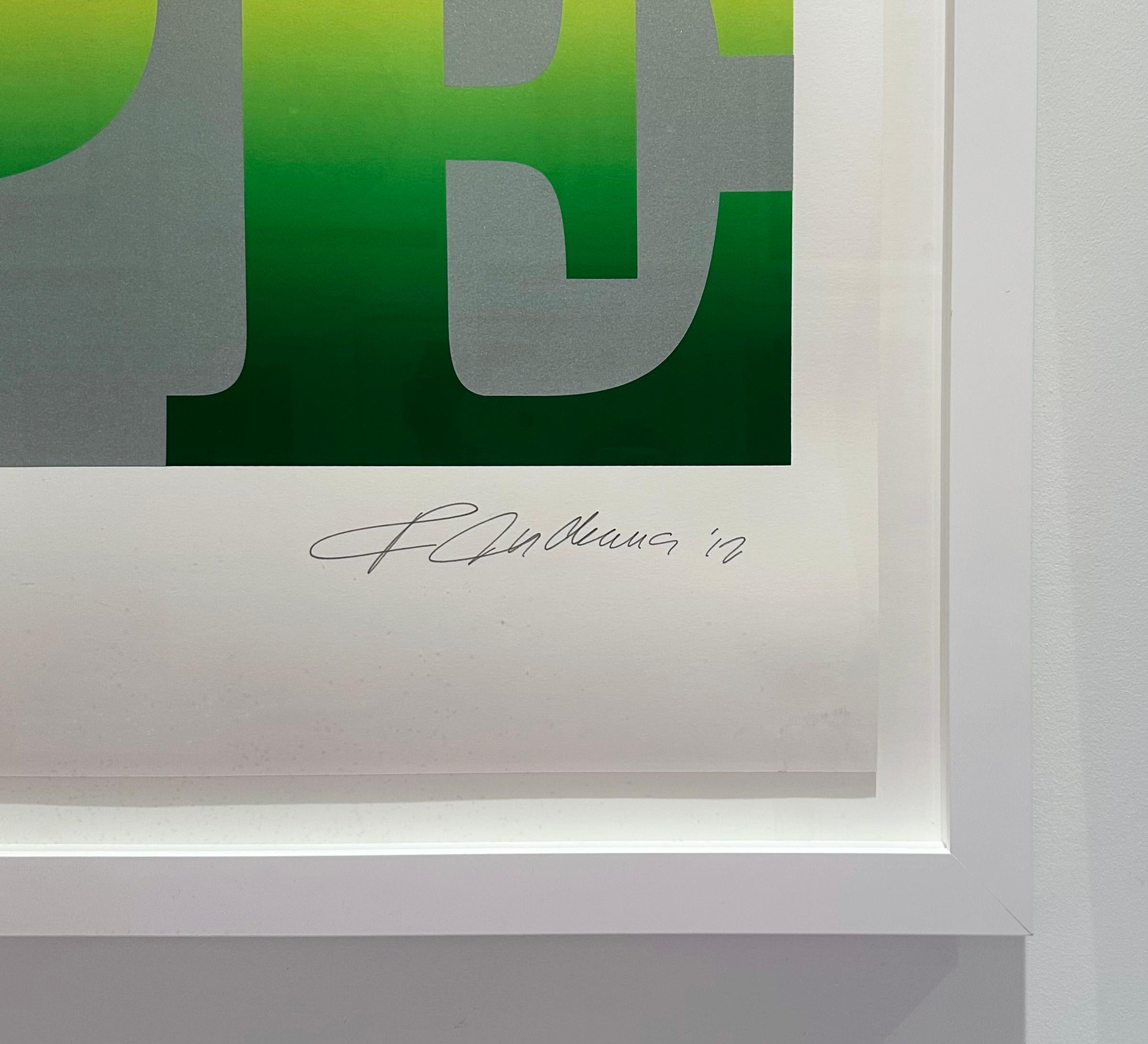 Estate (Silver), da Four Seasons of Hope - Print Pop Art di Robert Indiana