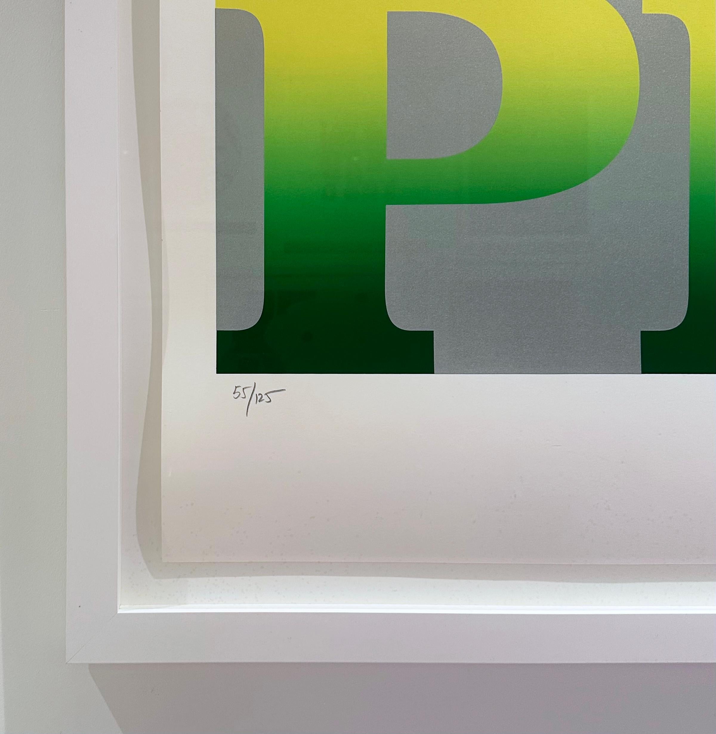 Estate (Silver), da Four Seasons of Hope - Print Blu di Robert Indiana