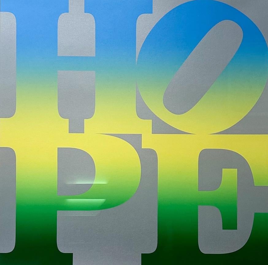 Print di Robert Indiana - Estate (Silver), da Four Seasons of Hope