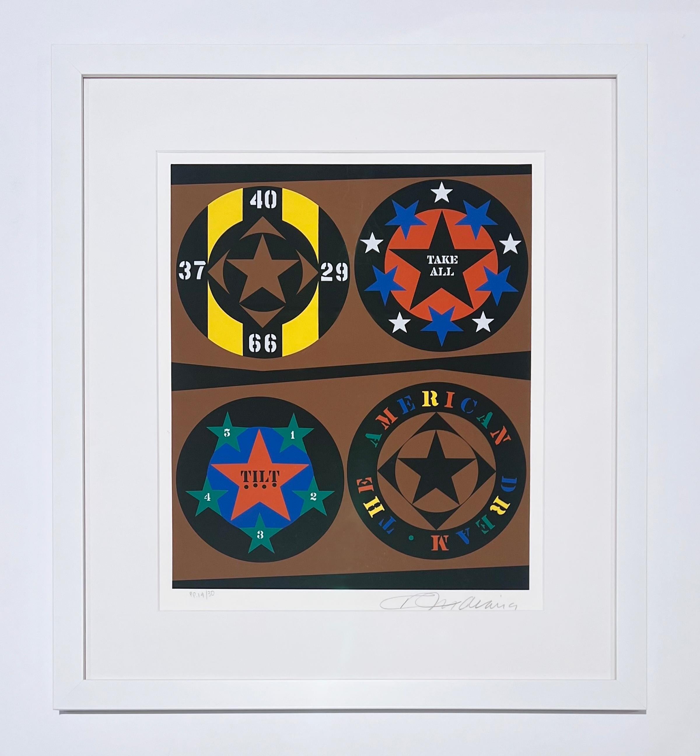The American Dream - Print by Robert Indiana