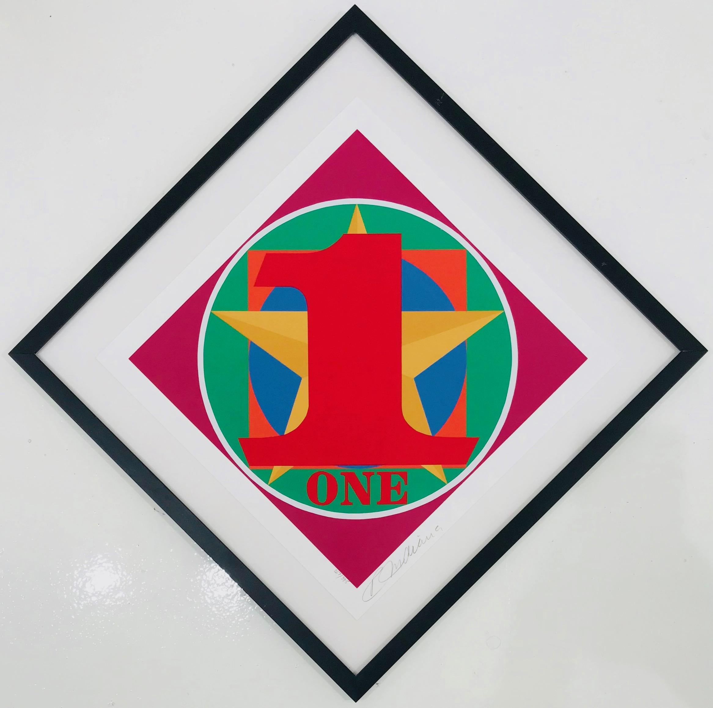 The American Dream  (One Indiana Square) - Print by Robert Indiana