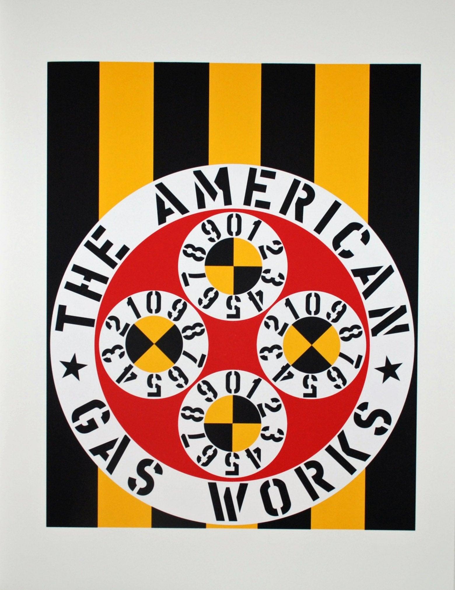 La fabbrica di gas americana - Print Pop Art di Robert Indiana