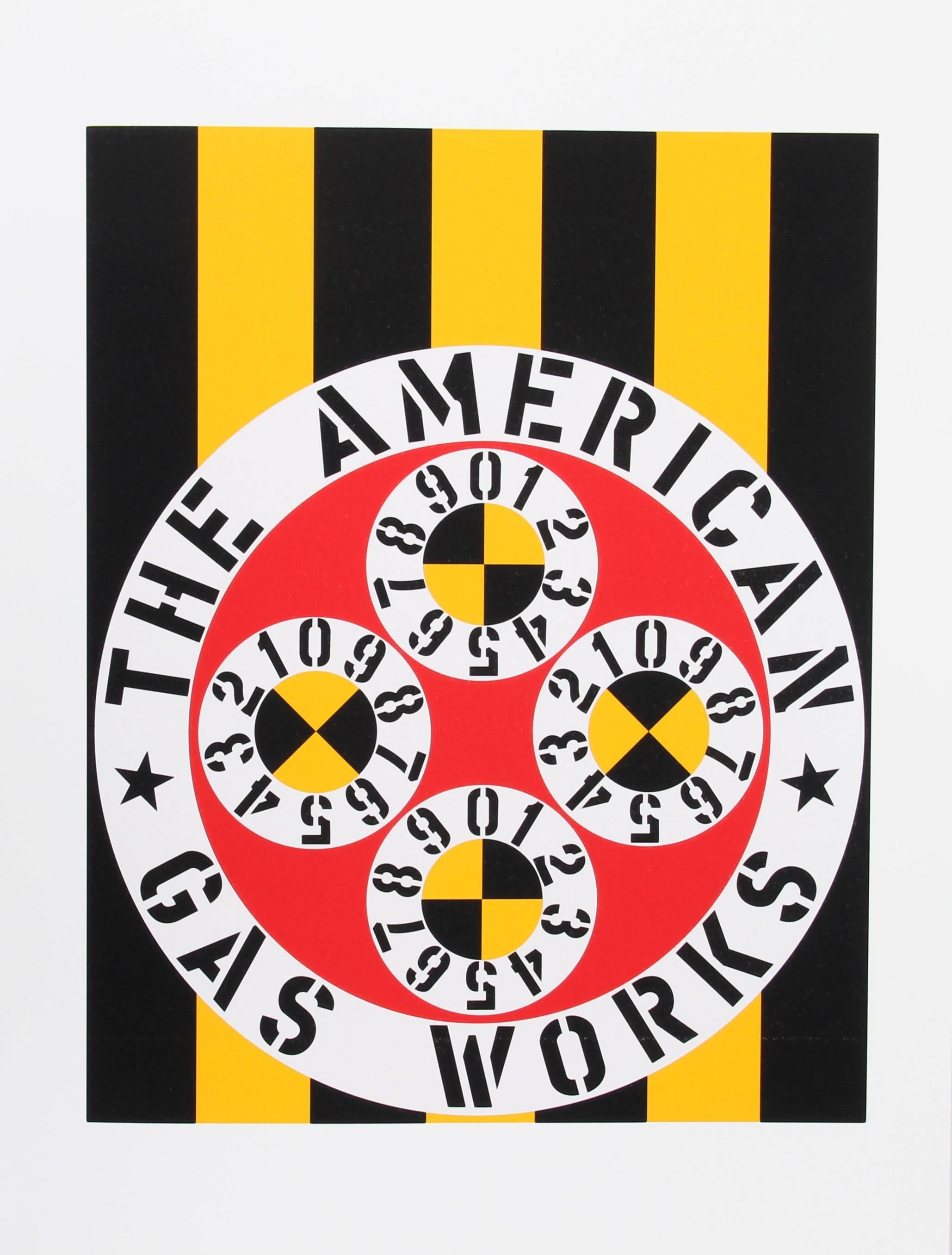"The American Gas Works", from the American Dream Portfolio by Robert Indiana
